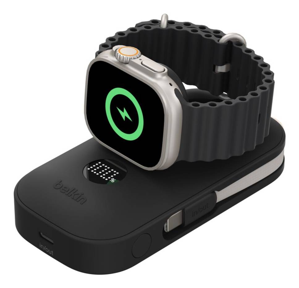 Belkin BPD012HQBK powerbank 10000 mAh Draadloos opladen Zwart