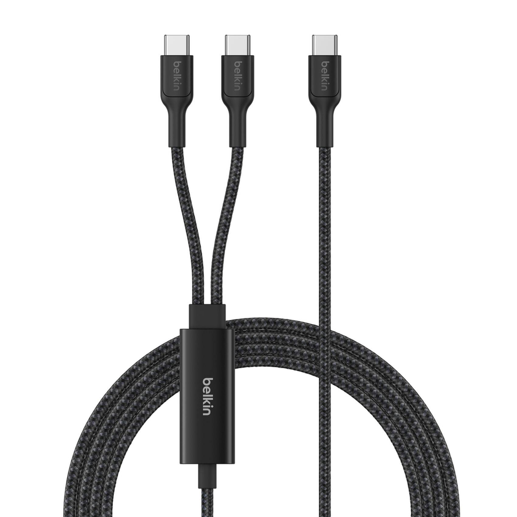 Belkin CAC004HQ1.5MBK USB-kabel USB 2.0 1,5 m USB C 2 x USB C Zwart