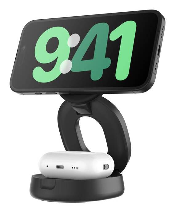 Belkin WIZ035kqWH Hoofdtelefoons, Smartphone Wit USB Draadloos opladen Snel opladen Binnen