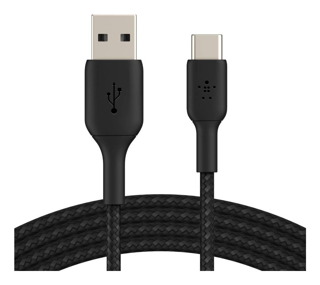Belkin CAB002BT0MBK USB-kabel 0,15 m USB A USB C Zwart