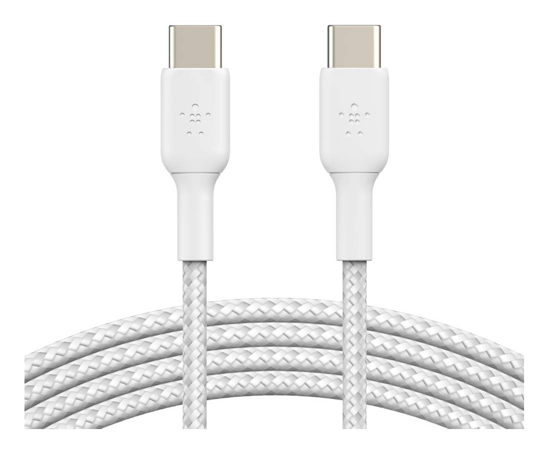 Belkin CAB004BT1MWH USB-kabel 1 m USB C Wit