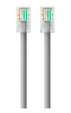 Belkin RJ45-RJ45, Cat6, 5m netwerkkabel Grijs