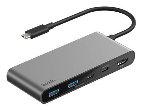Belkin Connect USB Type-C 5000 Mbit/s Grijs