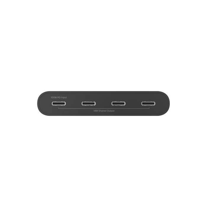 Belkin AVC018BTBK interface hub USB Type-C 10000 Mbit/s Zwart