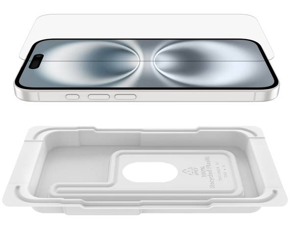 Belkin ScreenForce Doorzichtige schermbeschermer Apple 1 stuk(s)