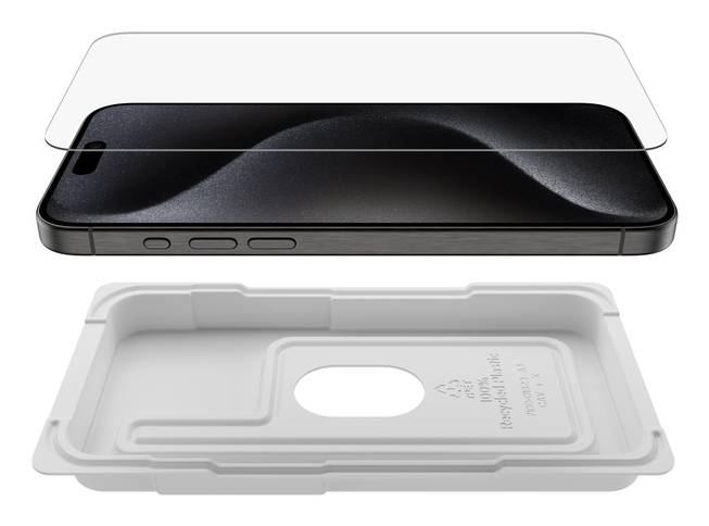 Belkin ScreenForce Doorzichtige schermbeschermer Apple 1 stuk(s)