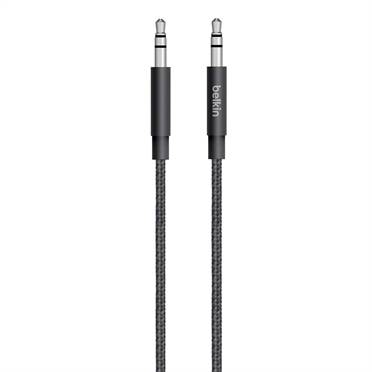 Belkin 3.5mm - 3.5mm, 1.25m audio kabel 1,25 m Zwart