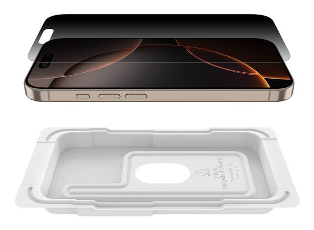 Belkin OVA169HQ scherm- & rugbeschermer voor mobiele telefoons Privacy-schermbeschermer Apple 1 stuk(s)