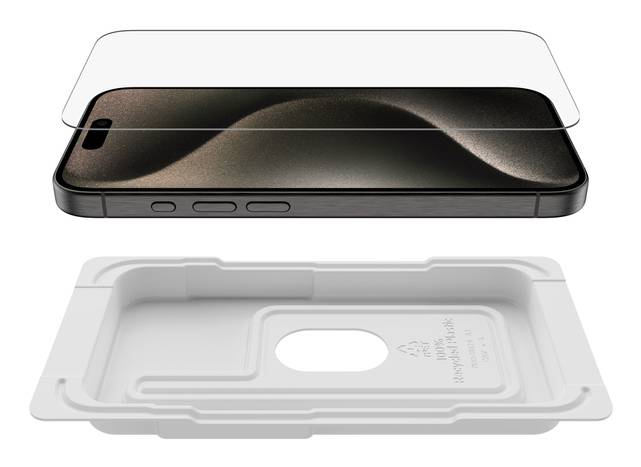 Belkin ScreenForce Doorzichtige schermbeschermer Apple 1 stuk(s)