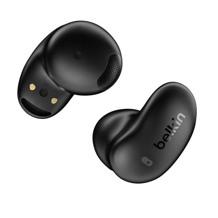 Belkin SoundForm Anywhere Headset Bedraad en draadloos In-ear Oproepen/muziek USB Type-C Bluetooth Zwart