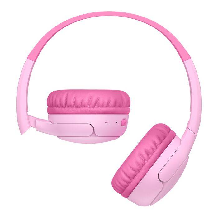 Belkin AUD012HQPKCS hoofdtelefoon/headset Bedraad en draadloos Hoofdband Muziek Bluetooth Roze