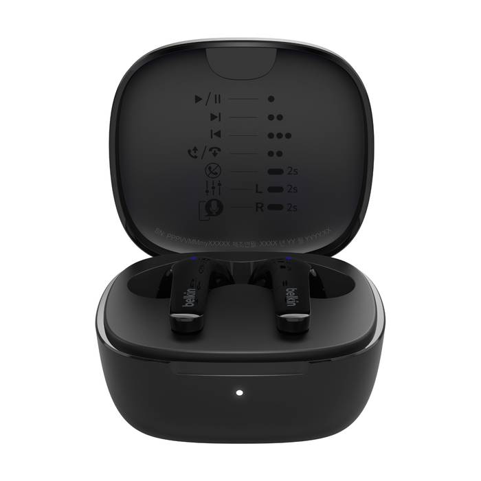 Belkin SoundForm Motion Headset True Wireless Stereo (TWS) In-ear Gesprekken/Muziek/Sport/Elke dag Bluetooth Zwart