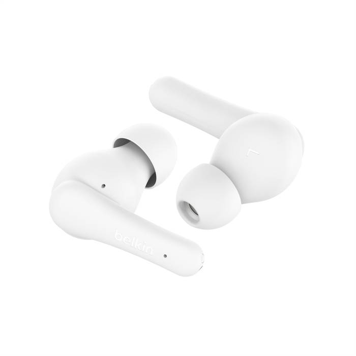Belkin SoundForm Rhythm Hoofdtelefoons Draadloos In-ear Oproepen/muziek Micro-USB Bluetooth Wit