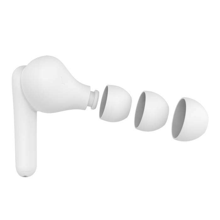 Belkin SoundForm Rhythm Hoofdtelefoons Draadloos In-ear Oproepen/muziek Micro-USB Bluetooth Wit