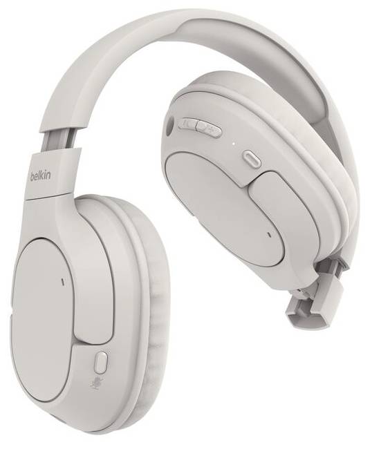 Belkin AUD009HQBK hoofdtelefoon/headset Hoofdtelefoons Draadloos Hoofdband Oproepen/muziek USB Type-C Bluetooth Zwart