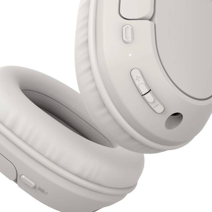 Belkin AUD009HQBK hoofdtelefoon/headset Hoofdtelefoons Draadloos Hoofdband Oproepen/muziek USB Type-C Bluetooth Zwart