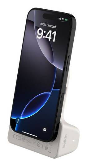 Belkin Stage PowerGrip Actieve houder Mobiele telefoon/Smartphone Zand