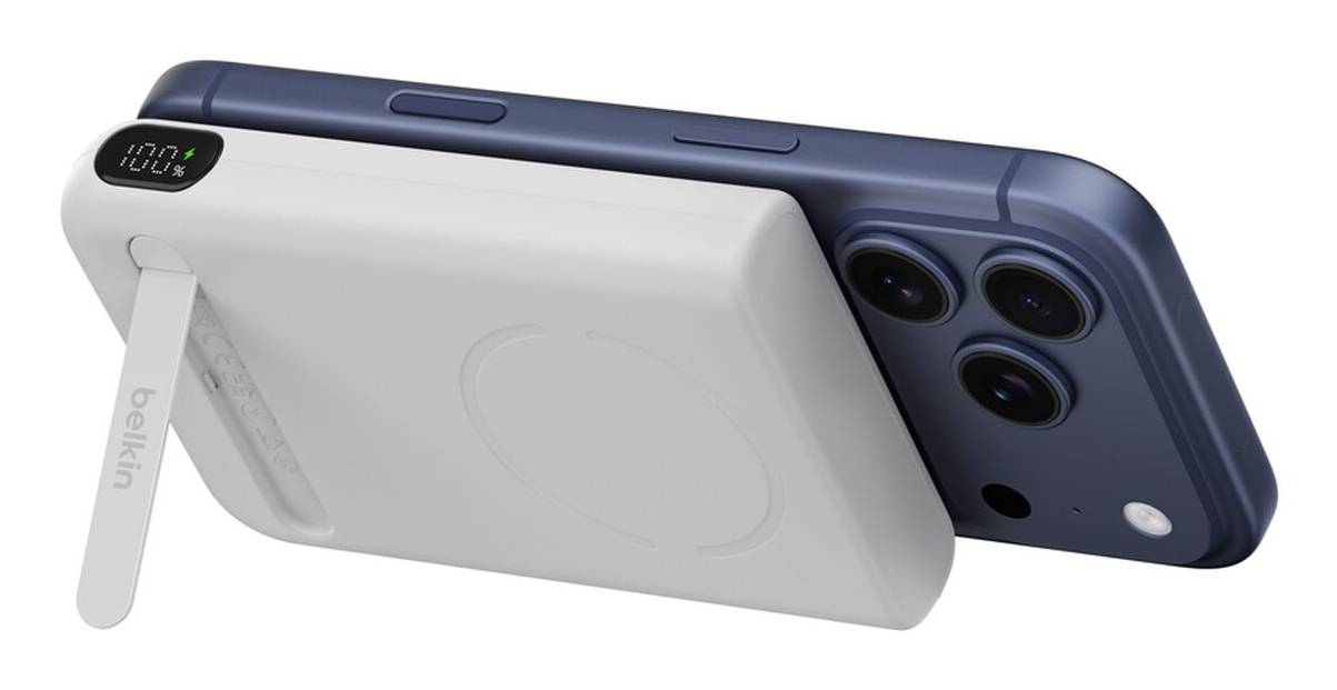 Belkin BPD014hqWH 10000 mAh Draadloos opladen Wit