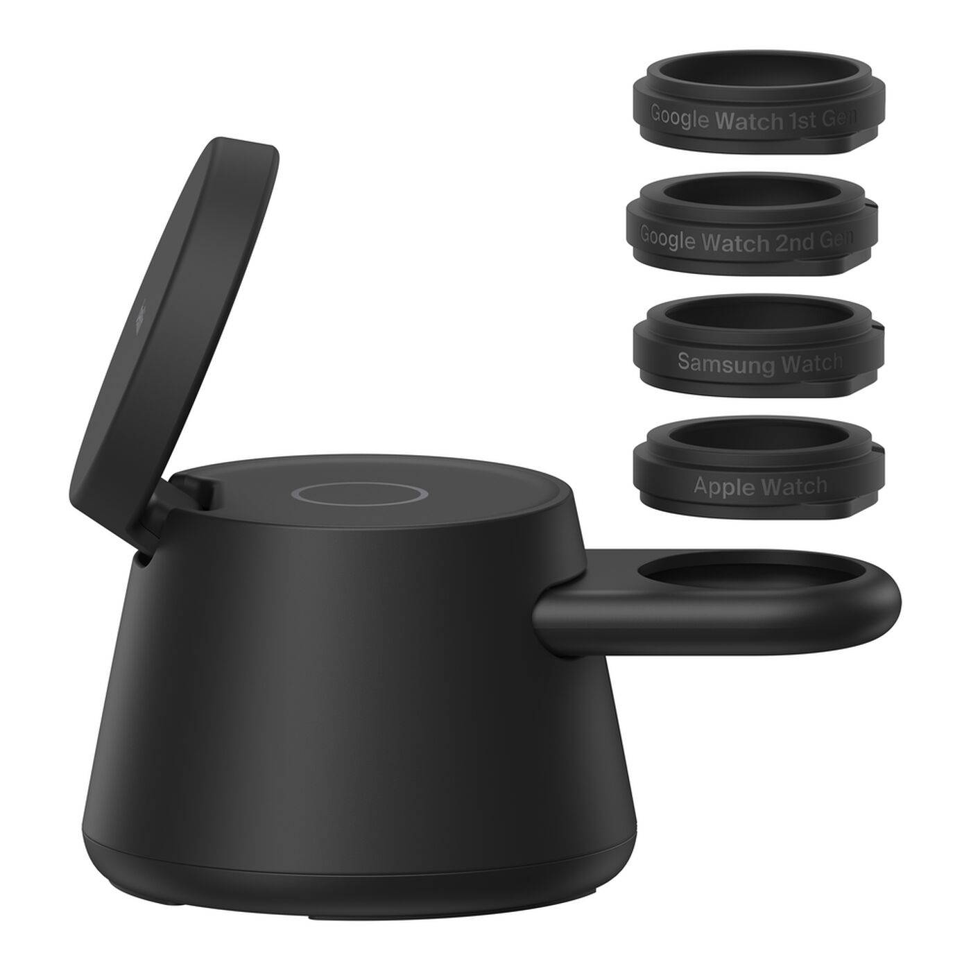 Belkin WIZ052kqBK Smartphone, Headset, Smartwatch Zwart USB Draadloos opladen Snel opladen Binnen
