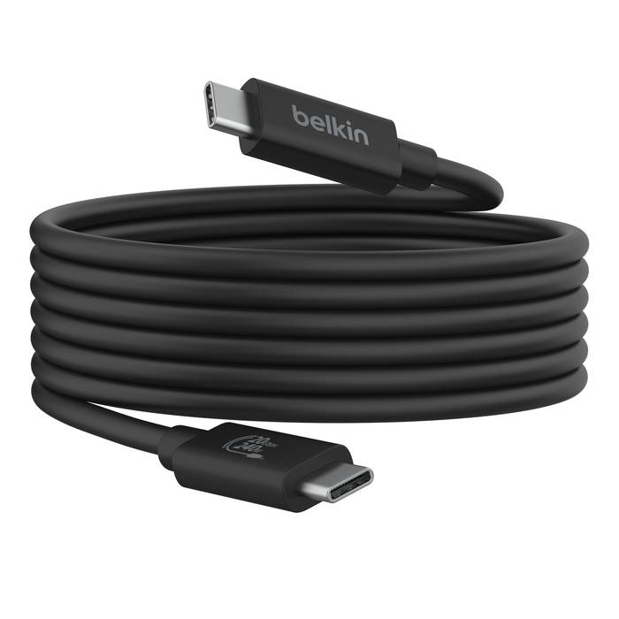 Belkin INZ004BT2MBK USB-kabel USB4 Gen 2x2 2 m USB C Zwart