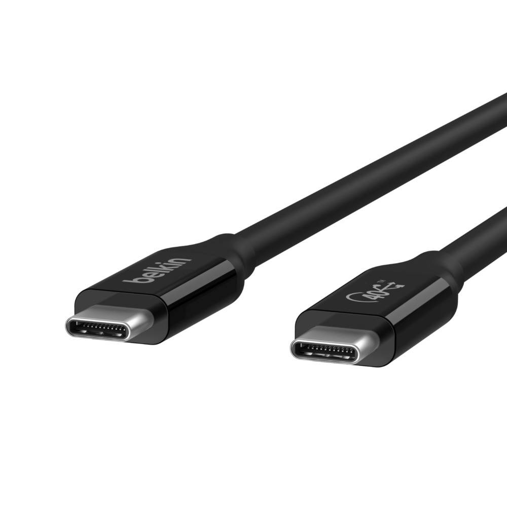 Belkin INZ001bt0.8MBK USB-kabel USB4 Gen 3x2 0,8 m USB C Zwart