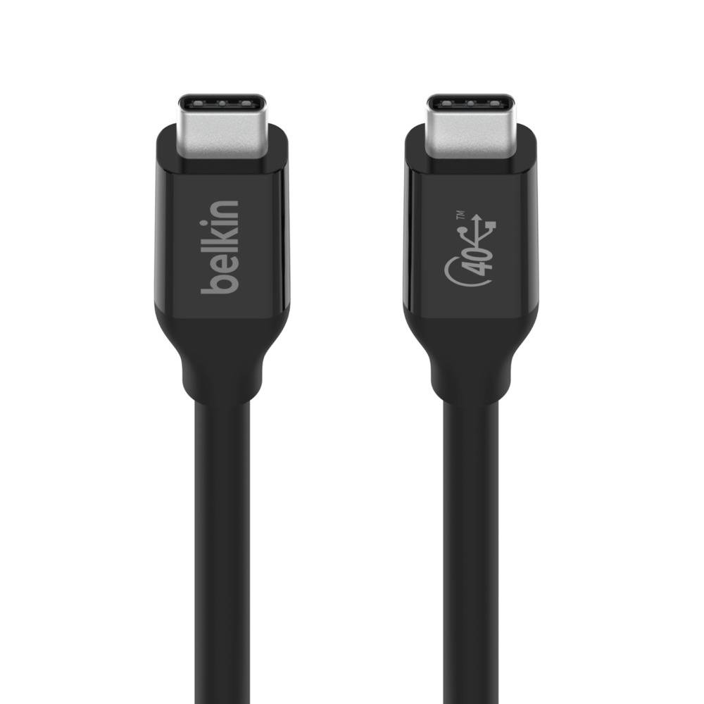 Belkin INZ001bt0.8MBK USB-kabel USB4 Gen 3x2 0,8 m USB C Zwart