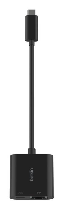 Belkin INC019BTBK laptop dock & poortreplicator Bedraad USB 3.2 Gen 1 (3.1 Gen 1) Type-C Zwart