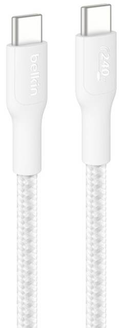 Belkin BoostCharge Pro USB-kabel 3 m USB C 240 W Wit