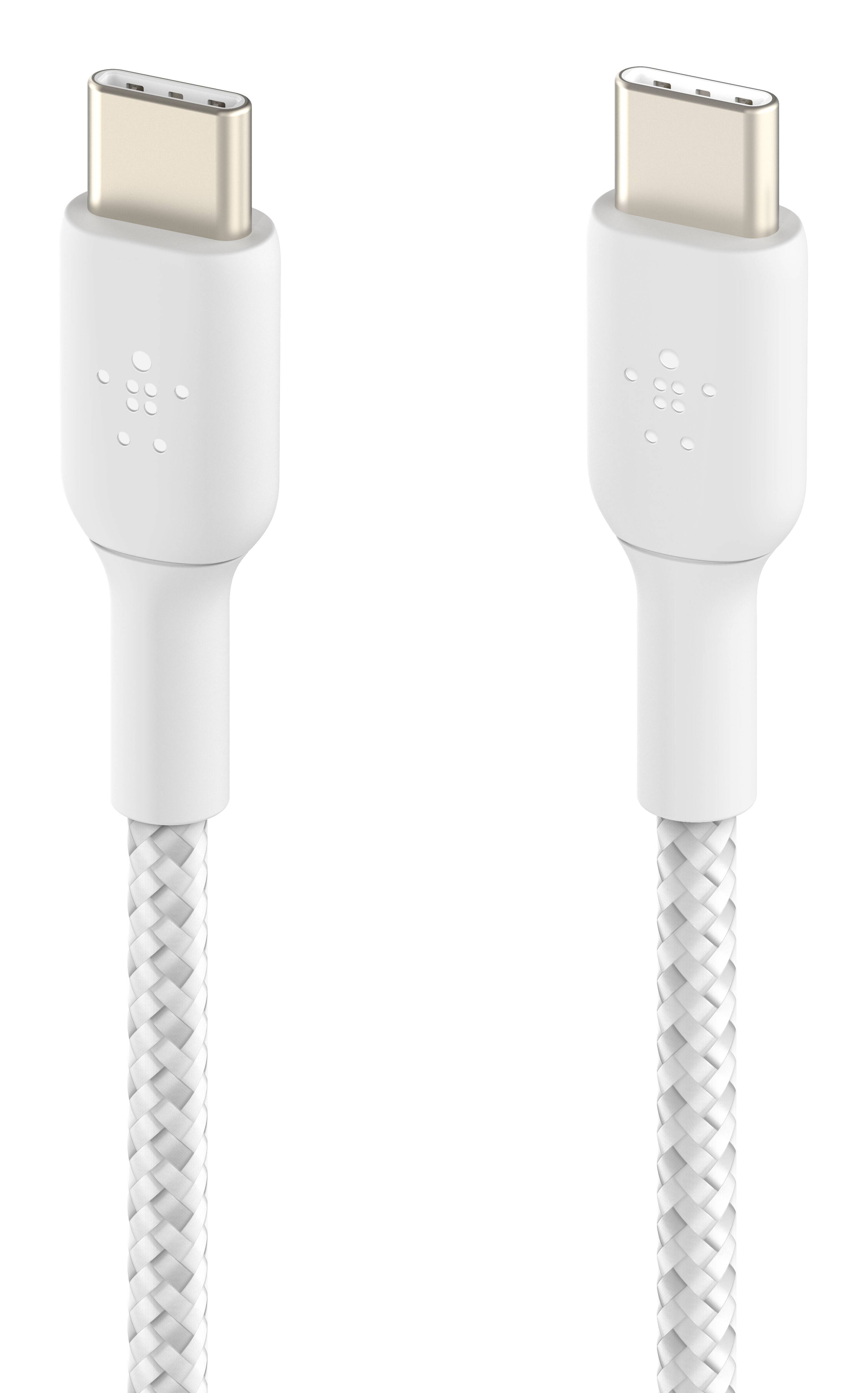 Belkin CAB004BT2MWH2PK USB-kabel USB 2.0 2 m USB C Wit