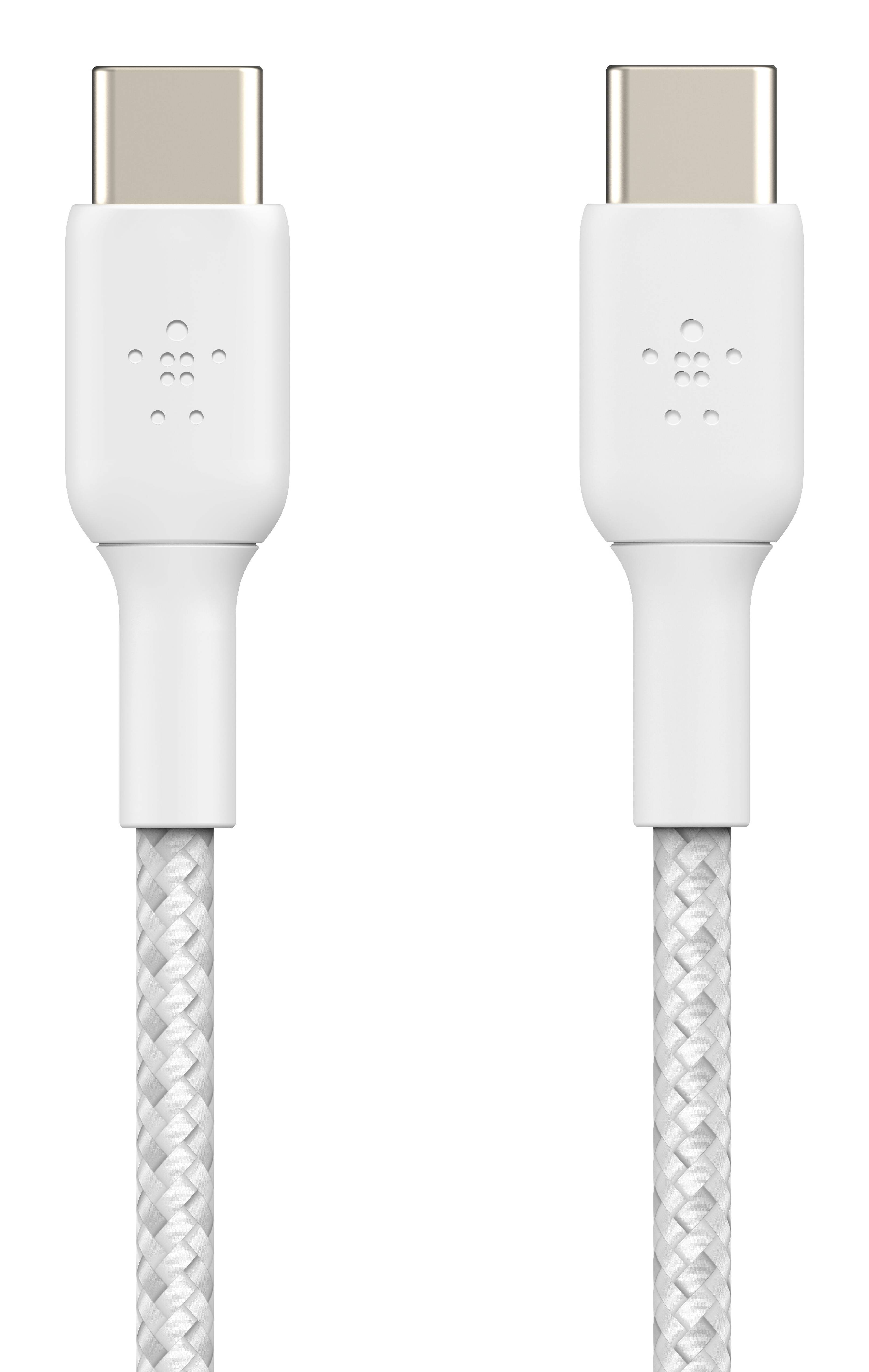 Belkin CAB004BT2MWH2PK USB-kabel USB 2.0 2 m USB C Wit