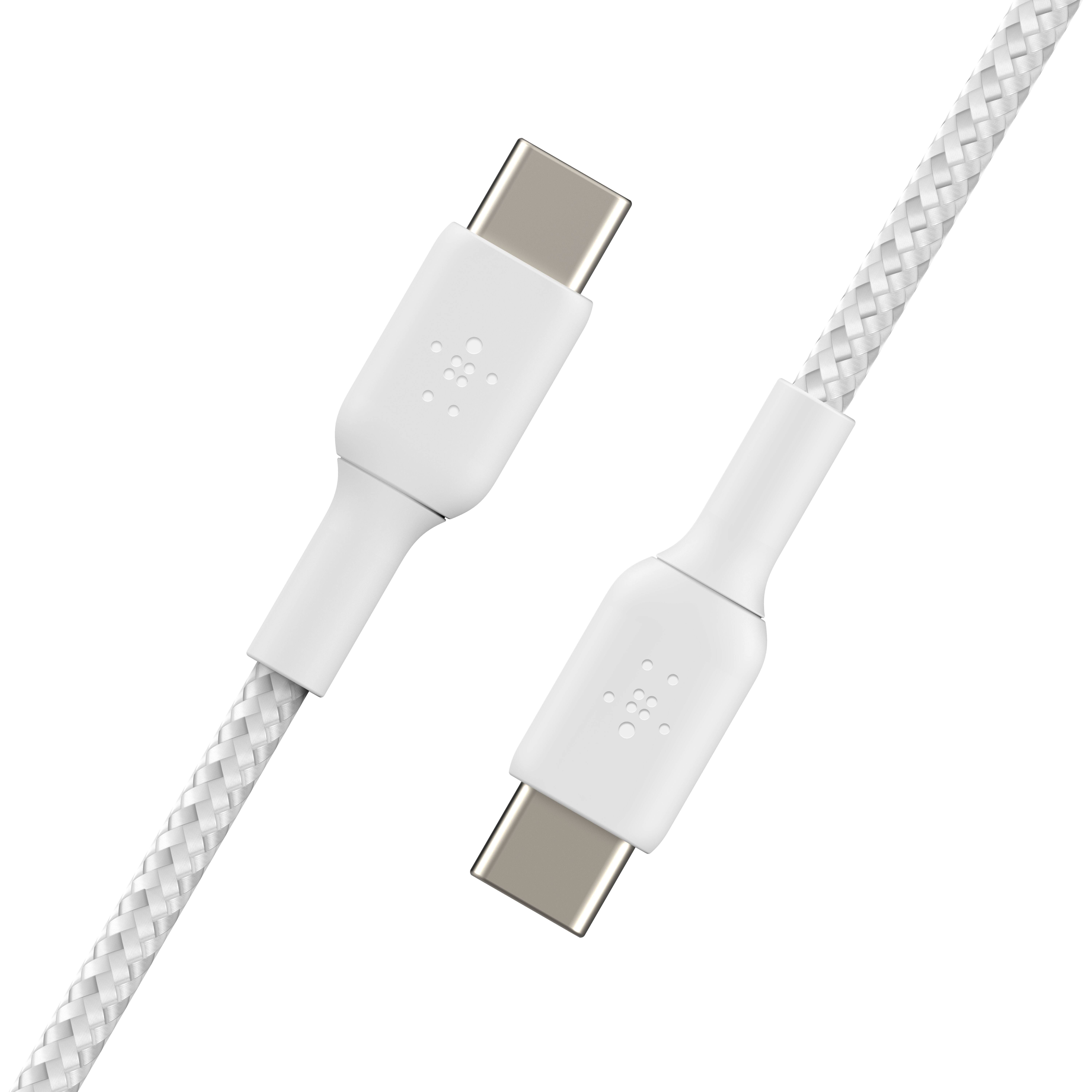 Belkin CAB004BT2MWH2PK USB-kabel USB 2.0 2 m USB C Wit