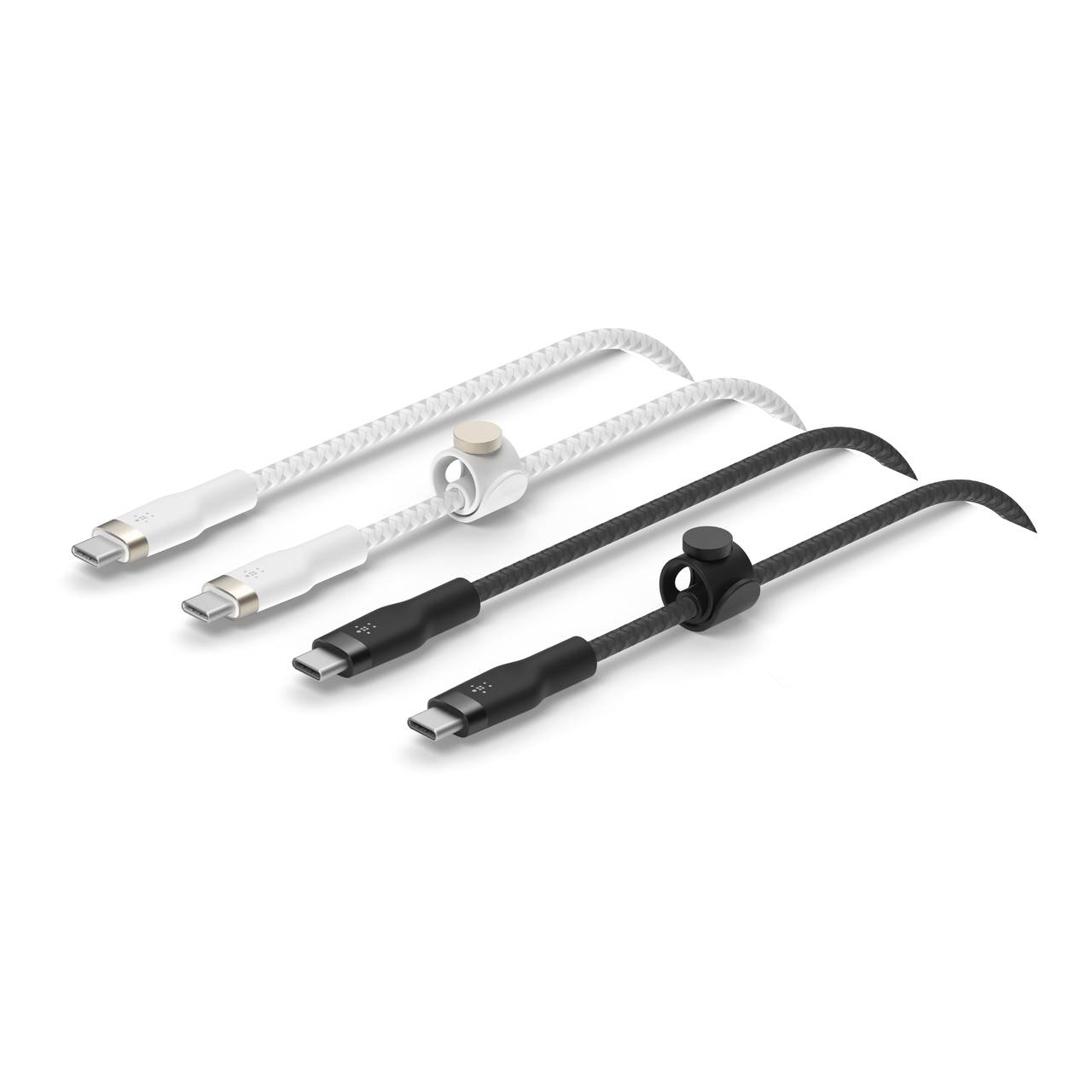 Belkin BoostCharge Pro Flex USB-kabel USB 2.0 1 m USB C 0,48 Gbit/s 60 W Zwart, Wit
