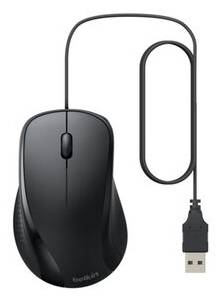 Belkin BBZ014TT toetsenbord Inclusief muis Universeel USB AZERTY Engels Zwart