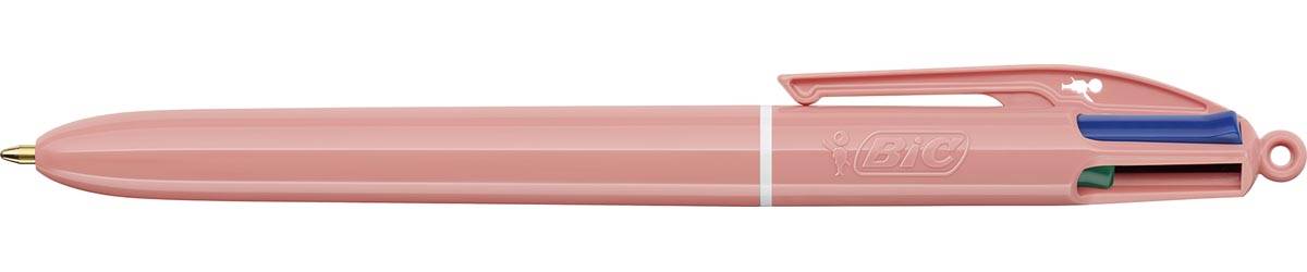 Bic 4-kleurenbalpen Mineral Tones, display van 30 stuks, assorti