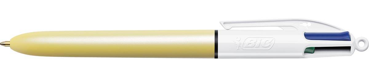 Bic 4-kleurenbalpen Pearl, doos van 12 stuks, assorti