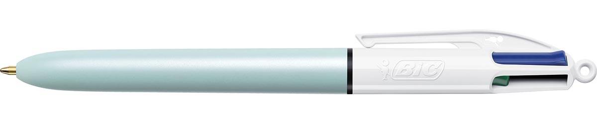 Bic 4-kleurenbalpen Pearl, doos van 12 stuks, assorti