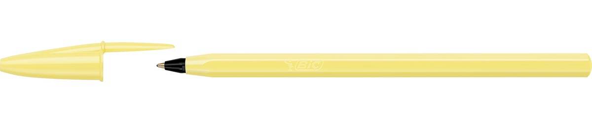 Bic balpen Cristal Medium pastel, doos van 20 stuks, assorti