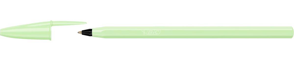 Bic balpen Cristal Medium pastel, doos van 20 stuks, assorti