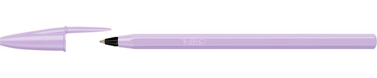 Bic balpen Cristal Medium pastel, doos van 20 stuks, assorti