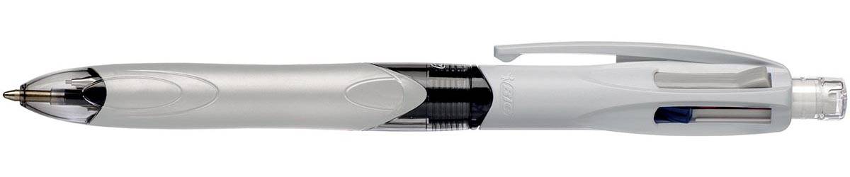 Bic Colours 3 + 1 HB 4-kleurenbalpen, medium, 3 klassieke inktkleuren en een vulpotlood 0,7 mm HB