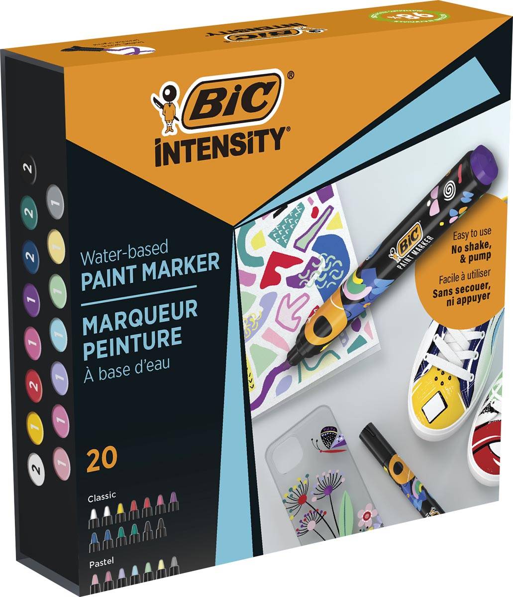 BIC Intensity paintmarker, set van 20 stuks