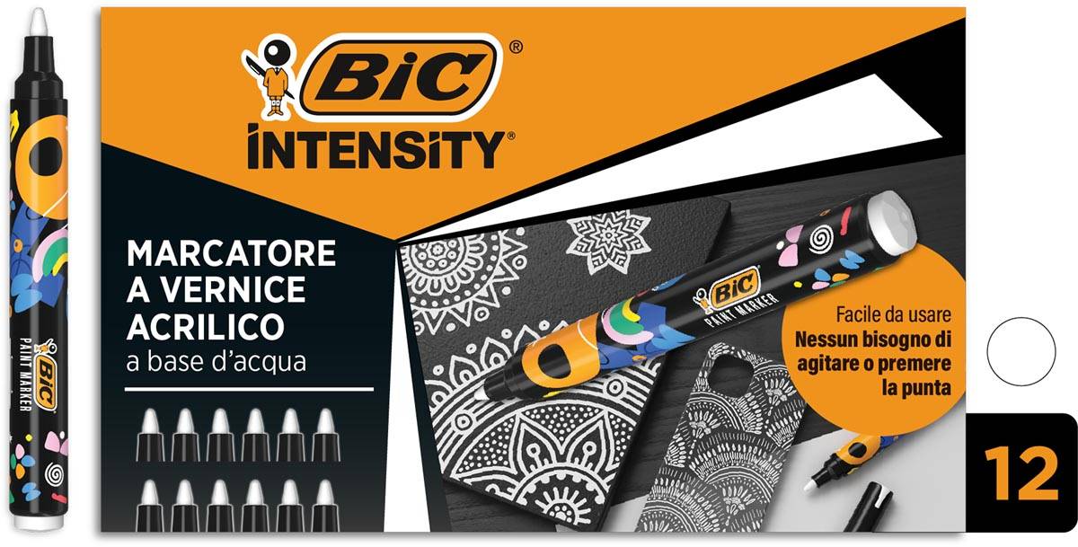 BIC Intensity paintmarker, wit