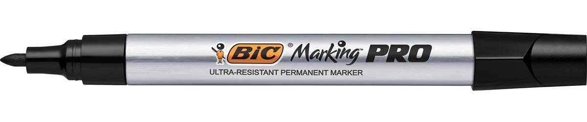 Bic markeerstift Marking Pro, ronde punt, zwart