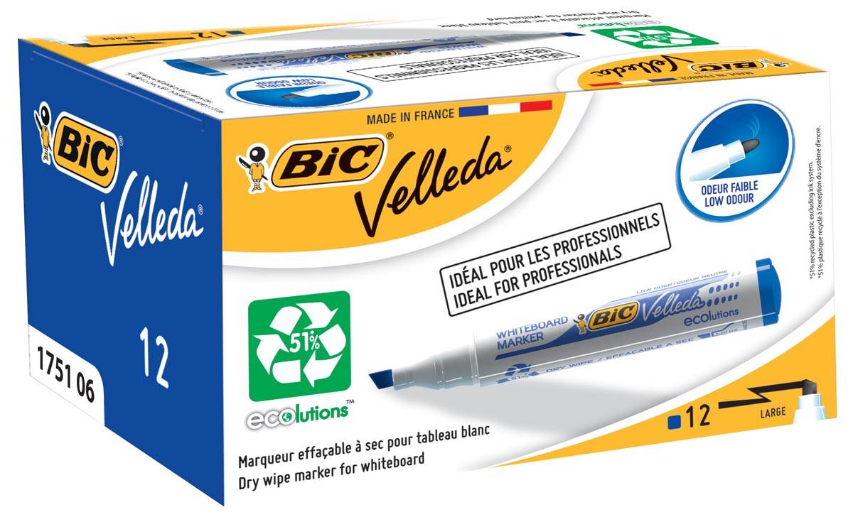 Bic whiteboardmarker 1751 blauw
