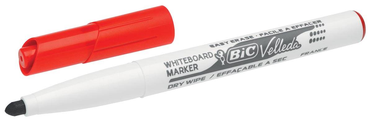 Bic whiteboardmarker Velleda 1741 rood