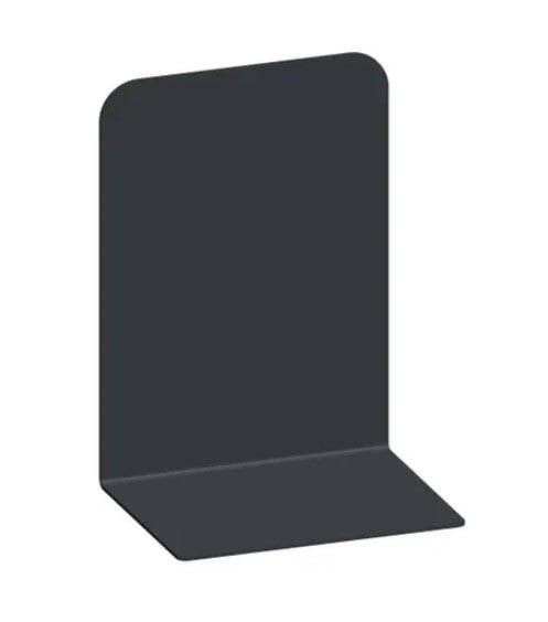 Boekensteun zwart, set van 2 stuks