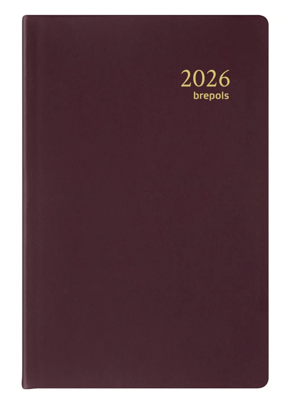 Brepols agenda Delta Seta 6-talig, bordeaux, 2026