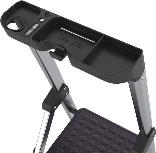 Brasq trapladder SL500, aluminium, zilver,  5 treden