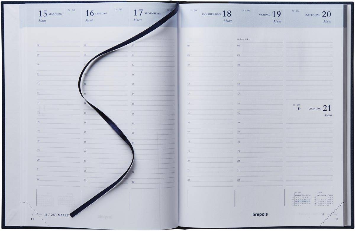 Brepols Timing Lima, zwart, 2026