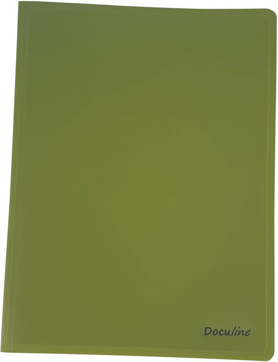 Bronyl showalbum Nature ft A4,, uit PP, 50 tassen, kaki groen